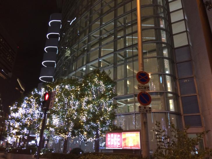 大阪駅前の夜景-2017-1226